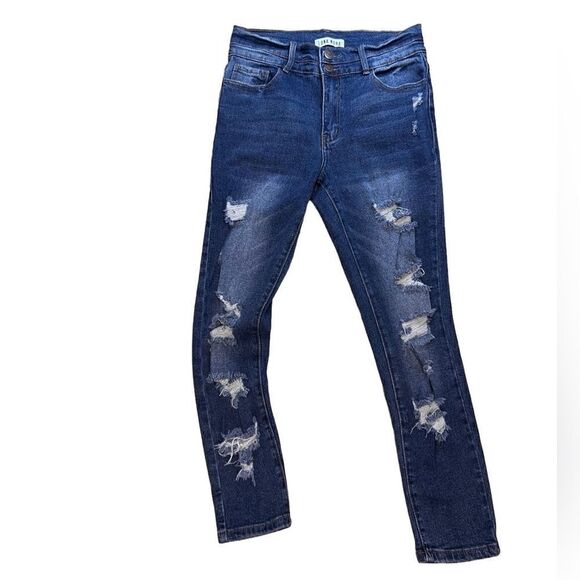 Luna Nora high rise skinny jeans distressed size 8 - Picture 16 of 16